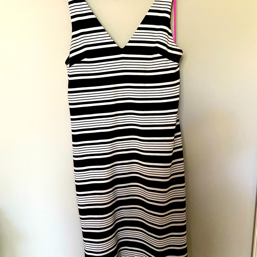 Betsey Johnson Black and White, size 14, cotton dress, worn twice